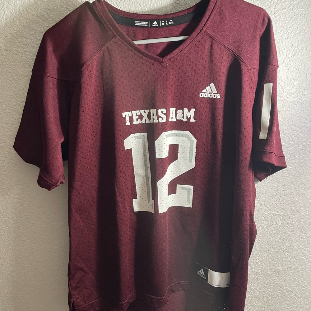 Womens Cut Adidas Texas A&M Jersey